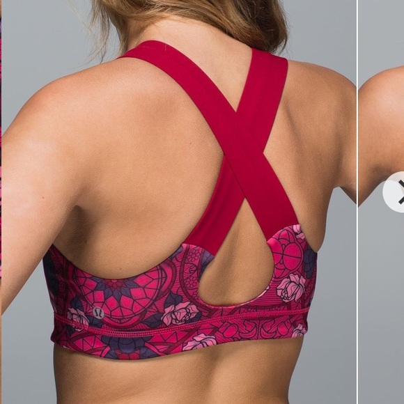 Lululemon All Sport Bra in Deepest Cranberry! - Picture 4 of 4
